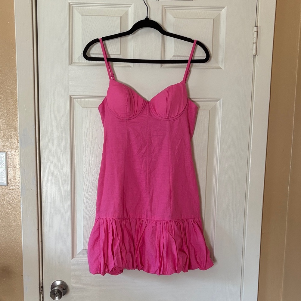 Aqua Pink Mini Dress
